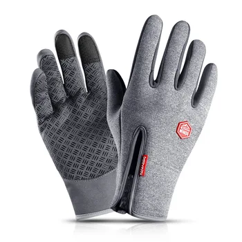 2020 Зимние теплые перчатки, Мужские перчатки для пеших прогулок, Женские лыжные перчатки для снега, Водонепроницаемое спортивное оборудование с сенсорным экраном на открытом воздухе