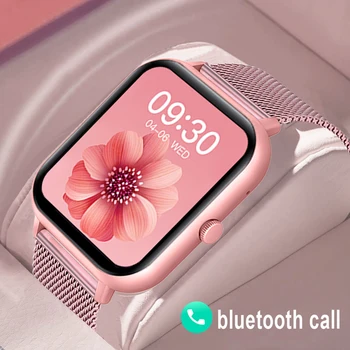 2023 Новый Вызов Смарт-Часы Женские С Пользовательским Циферблатом Smartwatch Для Xiaomi Водонепроницаемые Bluetooth Музыкальные Часы Полный Сенсорный Браслет Часы
