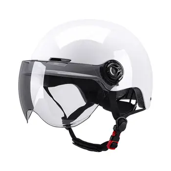 Capacete casco de seguridad шлем мотороллер шлемы с полуоткрытым лицом мотоциклетный шлем с козырьком съемный защитный шлем