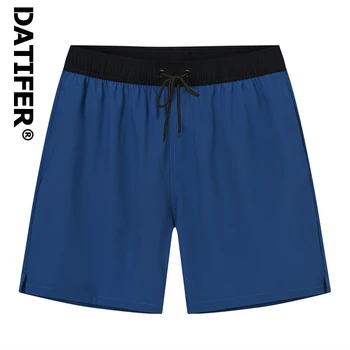 Datifer Летние модные шорты из полиэстера со спандексом для плавания, мужские шорты для спортзала, пляжные мужские купальники для фитнеса