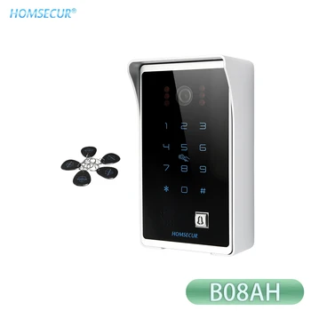 HOMSECUR 4-Ядерный IP65 B08AH HD Дверной Звонок Камера Блок с Клавиатурой пароля 1.3MP + 5 шт. RFID Брелок Для Домофонной системы Серии HDK