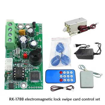 RK-1788 Встроенный набор для управления картой ID Swipe, Электромагнитный замок Двери шкафа, Индуктивная разблокировка