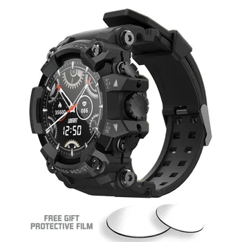 XiaoMi Atak W Pełni Dotykowy Ekran Inteligentny Zegarek Fitness Smart Watch Mężczyźni Tętna Monitor Ciśnienia Krwi Smartwatch