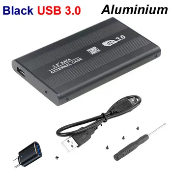 Алюминиевый Корпус жесткого диска USB 3.0 2,5 дюйма SATA Чехол для мобильного телефона Внешний адаптер для жесткого диска Caddy HDD 6 Гбит/с 10 ТБ USB 3.1 TYPE C