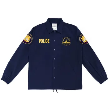 Американская тренерская куртка, военно-тактическое пальто, сезон осень-зима, Плюс хлопковое толстое пальто, форма болельщика полиции США