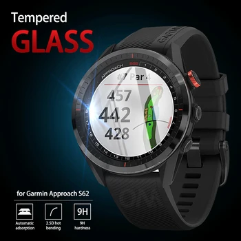 Закаленное стекло премиум-класса 5ШТ 9H Для смарт-часов Garmin Approach S62, защитная пленка для экрана, Аксессуары для Garmin Approach S62
