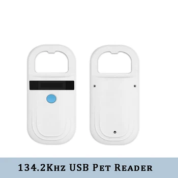 Ручной Считыватель nimal ID USB-Считыватель для домашних животных RFID Сканер чипов FDX-B для животных ISO11784/5 Идентификатор Значка 134,2 кГц Транспондер метки