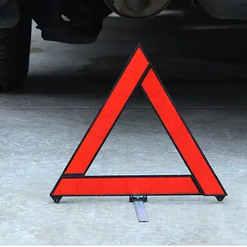 Складные Предупреждающие Треугольники Защитный Аксессуар Светоотражающий Красный Треугольник Светоотражающая доска Безопасность дорожного движения ABS Предупреждение об опасности Автомобильные Двигатели