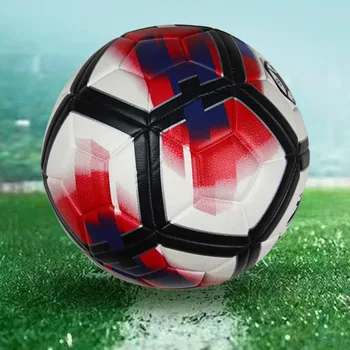 Стандартный футбольный мяч из искусственной кожи машинного шитья, водонепроницаемый, устойчивый к ударам ногой футбольный мяч для взрослых, для групповых тренировок в помещении и на открытом воздухе