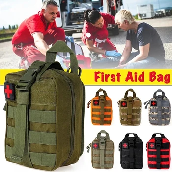 Тактическая сумка для оказания помощи, поясная сумка, сумка для экстренного выживания, Водонепроницаемая походная медицинская аптечка первой помощи