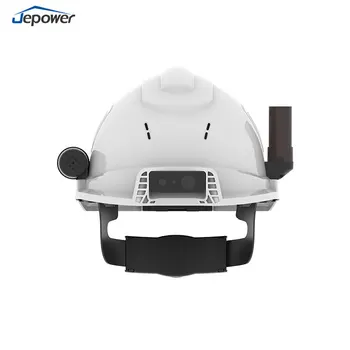 умный строительный шлем jepower 4G smart hard hat wifi видеозвонок с веб-камеры Применяется для различных строительных площадок