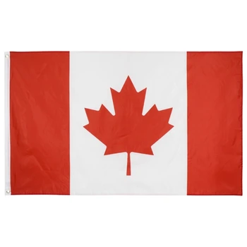 Флаг Канады A9LD Канадский флаг 3x5Ft 150D Флаг страны из полиэстера В помещении/на открытом воздухе